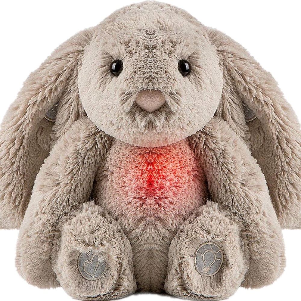 Gena Joy Bedtime Bunny   with Light-Up Heart - Kids Toy